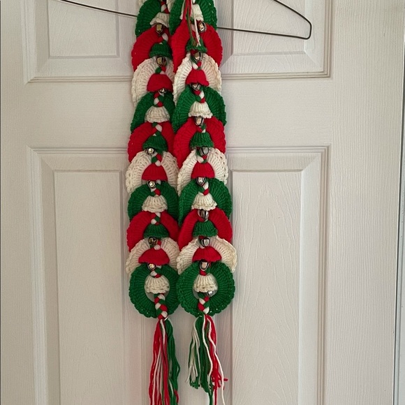 Pair of handcrafted Christmas wall decorations - Picture 3 of 3